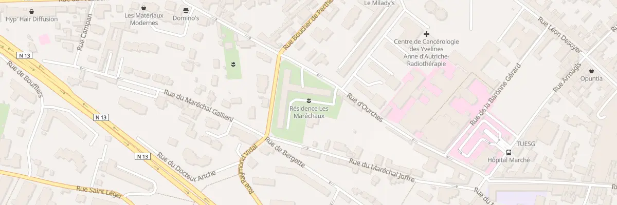 Plan du 11 Rue d’Ourches à Saint-Germain-en-Laye