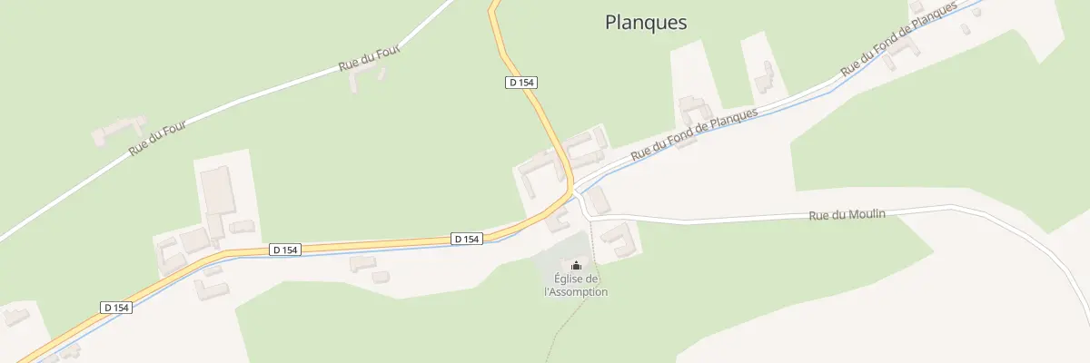 Plan du 47 Rue de Fressin à Planques