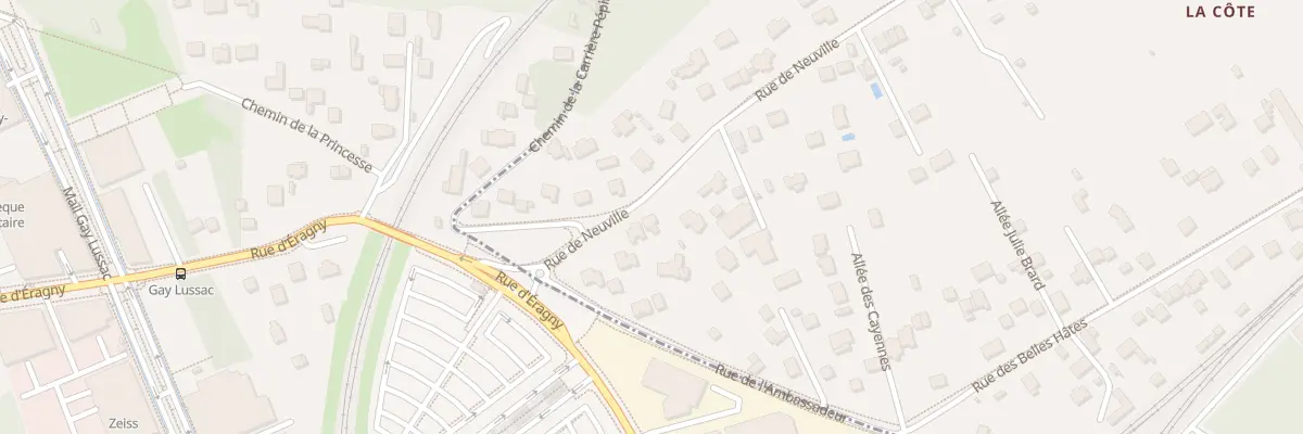 Plan du 101 Rue de Neuville à Éragny-sur-Oise