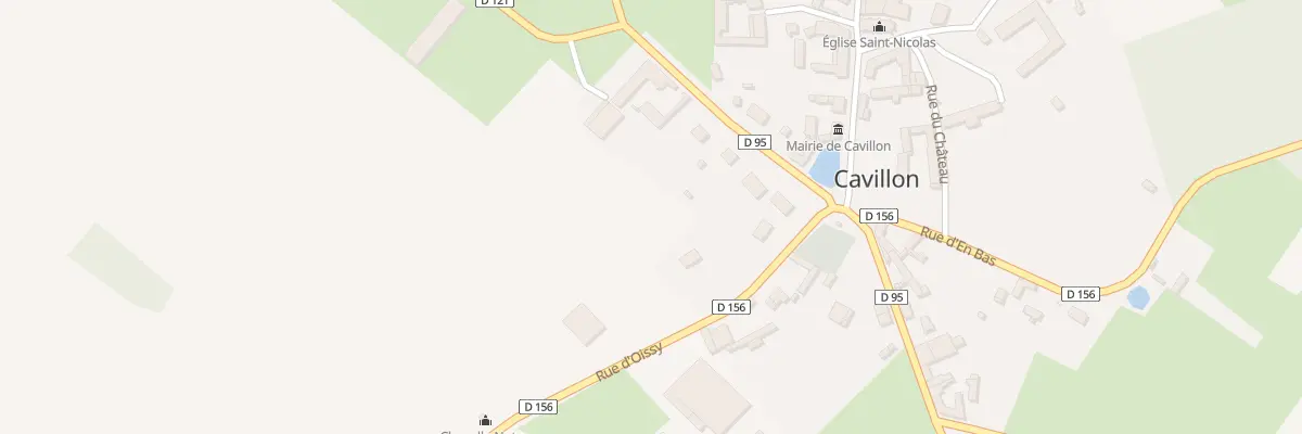 Plan du 5105 Rue d’Oissy à Cavillon