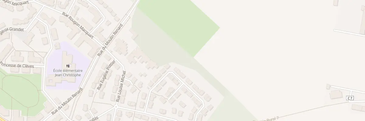 Plan du 15 Rue Jean-Baptiste Clément à Guyancourt