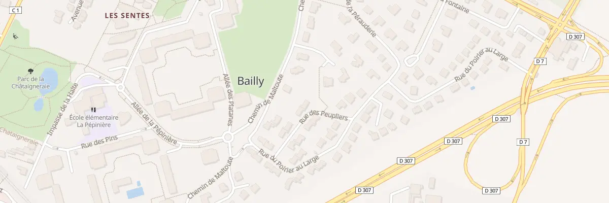 Plan du 4 Rue des Peupliers à Bailly