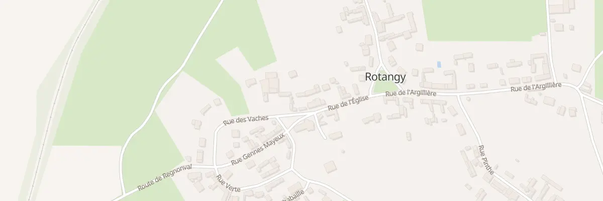 Plan du 2 Rue des Vaches à Rotangy