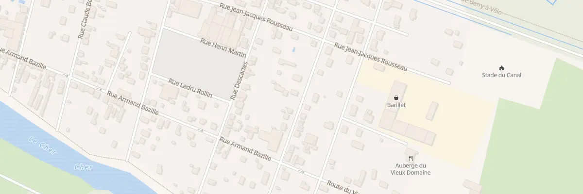 Plan du 24 Rue André Guillemain à Vierzon