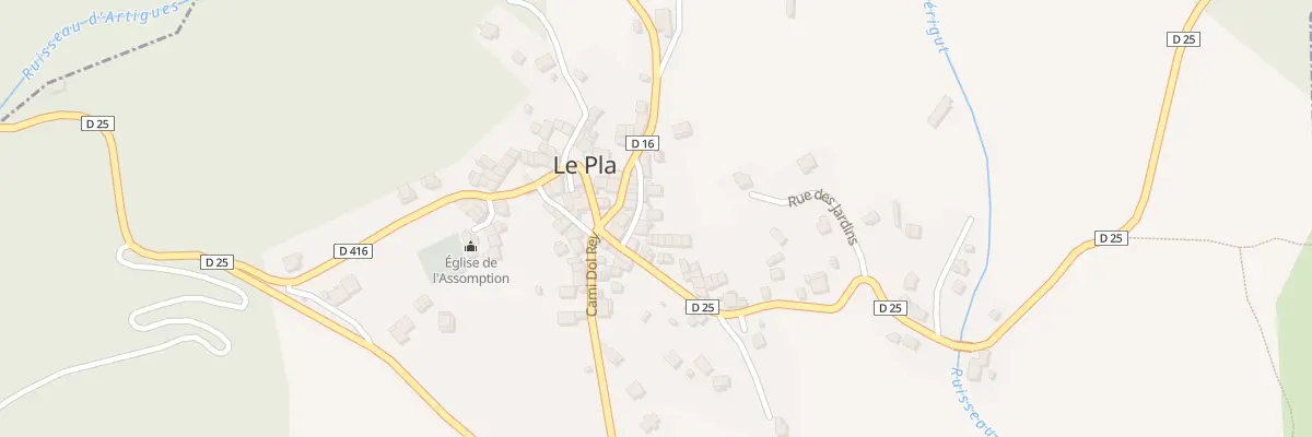 Plan du 34 Le Village au Pla