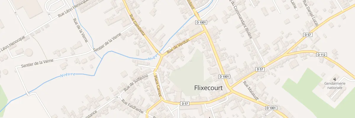 Plan du 11 Rue de Verdun à Flixecourt