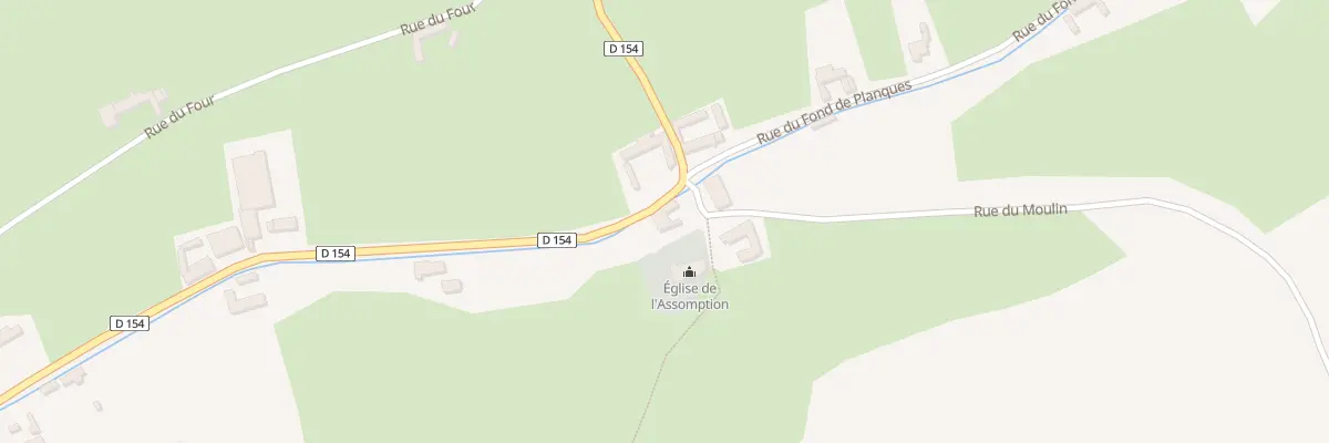 Plan du 2 Rue du Moulin à Planques