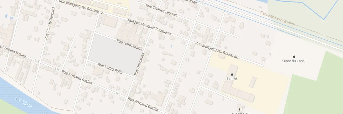 Plan du 18 Rue André Guillemain à Vierzon