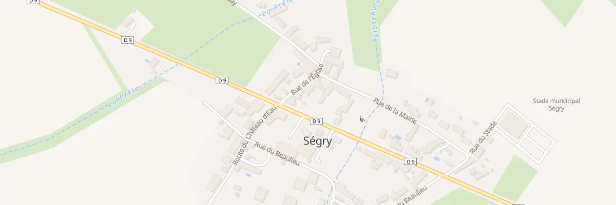 Plan du 5005 Le Bourg à Ségry
