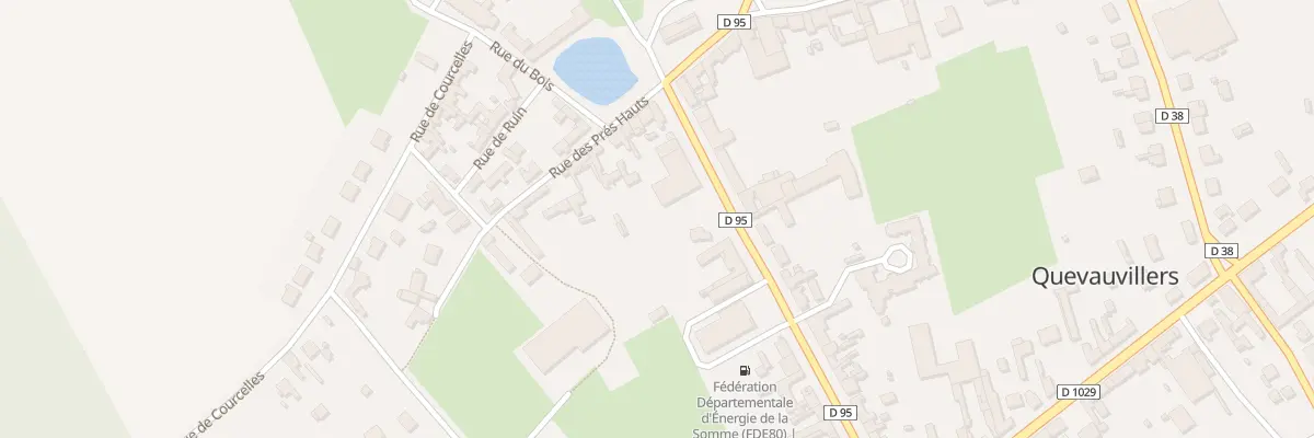 Plan du 7 Rue des Prés Hauts à Quevauvillers