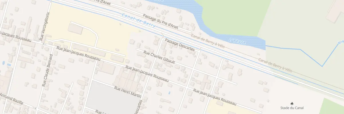 Plan du 5 Rue Charles Gibault à Vierzon