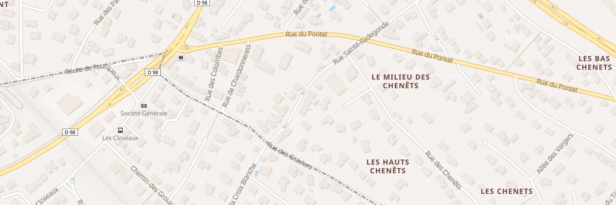 Plan du 47 Rue Ste Radegonde à Saint-Germain-en-Laye