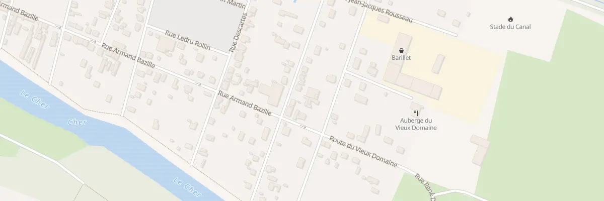 Plan du 27 Rue André Guillemain à Vierzon