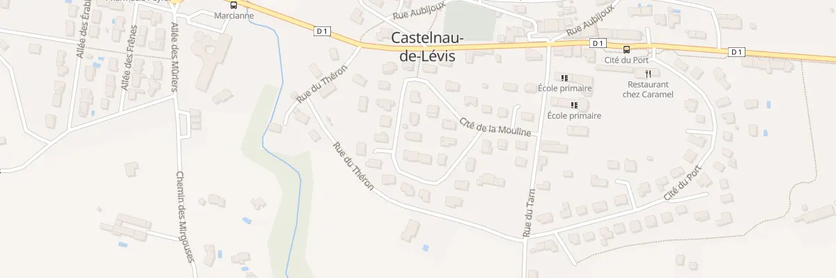 Plan du 9 Cité de la Mouline à Castelnau-de-Lévis