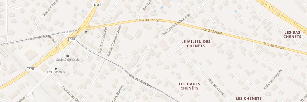 Plan du 45 Rue Ste Radegonde à Saint-Germain-en-Laye