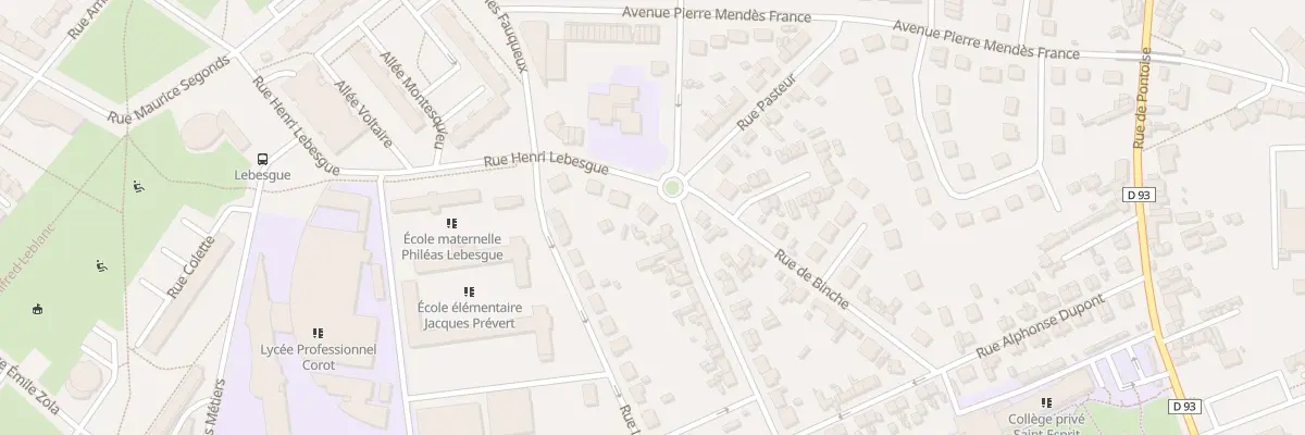 Plan du 2 Rue du Caurroy à Beauvais