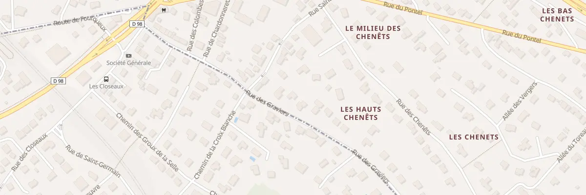 Plan du 21 Rue des Graviers à Saint-Germain-en-Laye