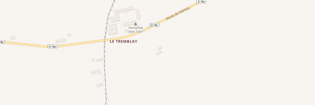 Plan du 29 Rte de Méreau à Brinay