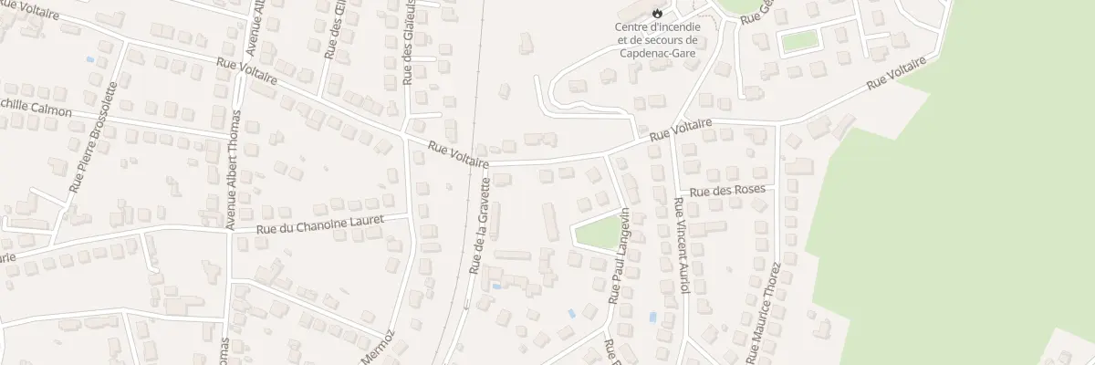 Plan du 42 Rue Voltaire à Capdenac-Gare