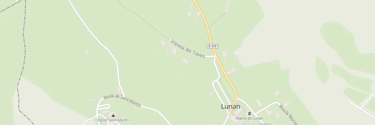 Plan du 6462F Les Travers de St Martin à Viazac