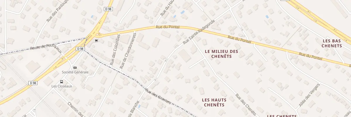 Plan du 43 Rue Ste Radegonde à Saint-Germain-en-Laye