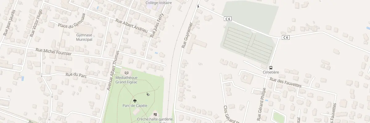 Plan du 11 Rue Guynemer à Capdenac-Gare