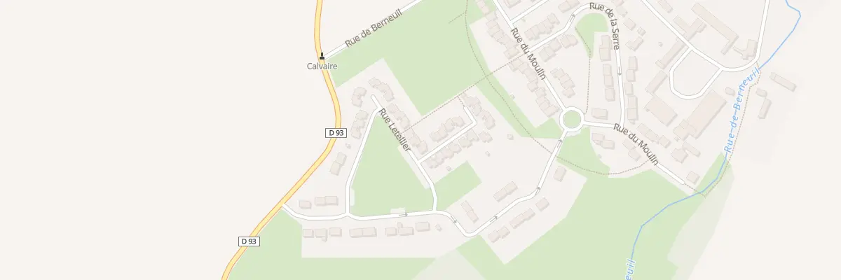 Plan du 13 Rue Letellier à Frocourt