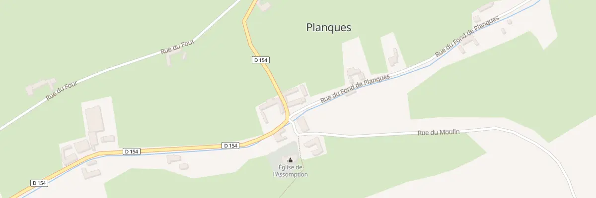 Plan du 1 Rue du Fond de Planques à Planques