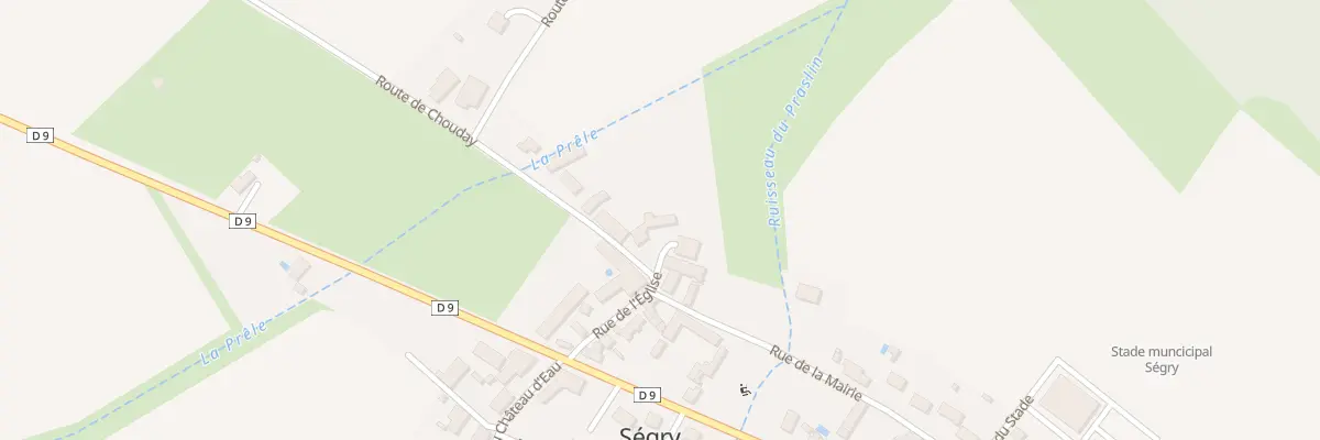 Plan du 4 Rue de l’Eglise à Ségry