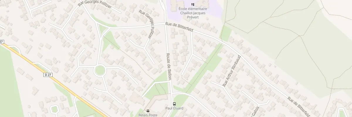 Plan du 143 Rte de Bellon à Vierzon