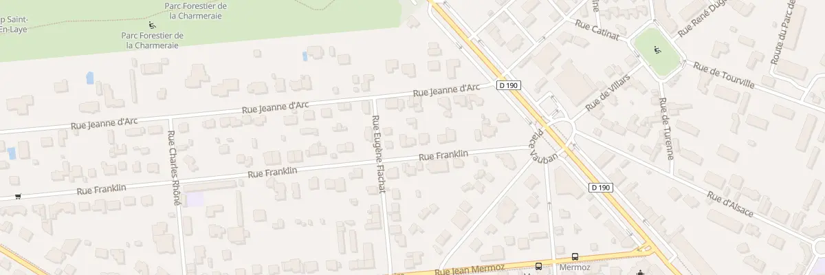 Plan du 8 Rue Franklin à Saint-Germain-en-Laye
