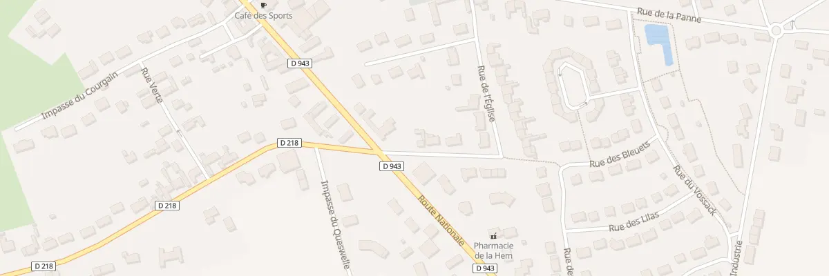 Plan du 262 Rue de l’Eglise à Nordausques