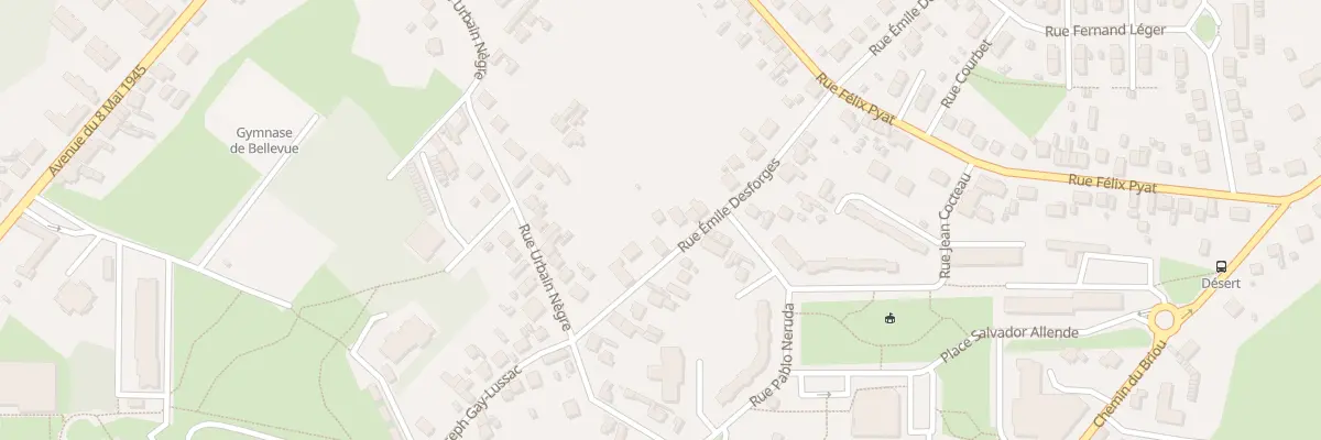 Plan du 7 Rue Emile Desforges à Vierzon