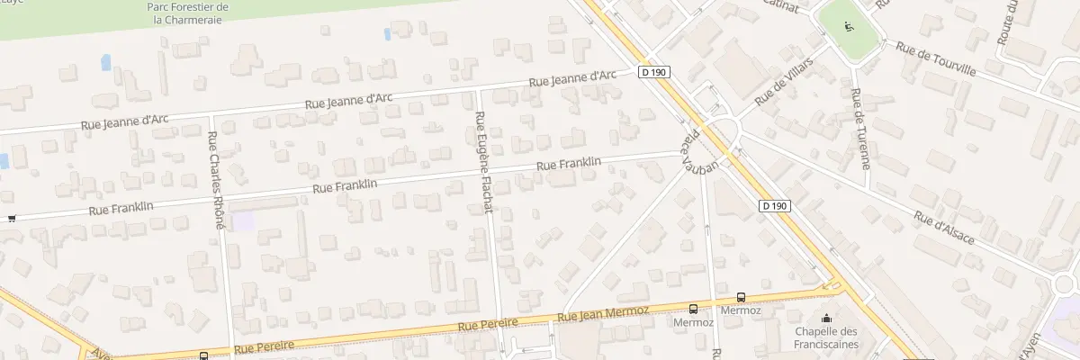 Plan du 3 Rue Franklin à Saint-Germain-en-Laye