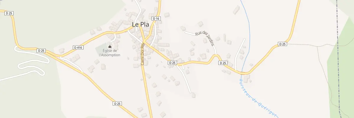 Plan du 89 Le Village au Pla