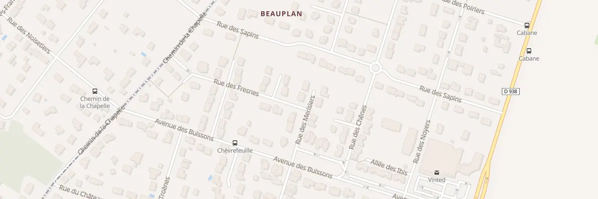 Plan du 33 Rue des Merisiers à Saint-Rémy-lès-Chevreuse