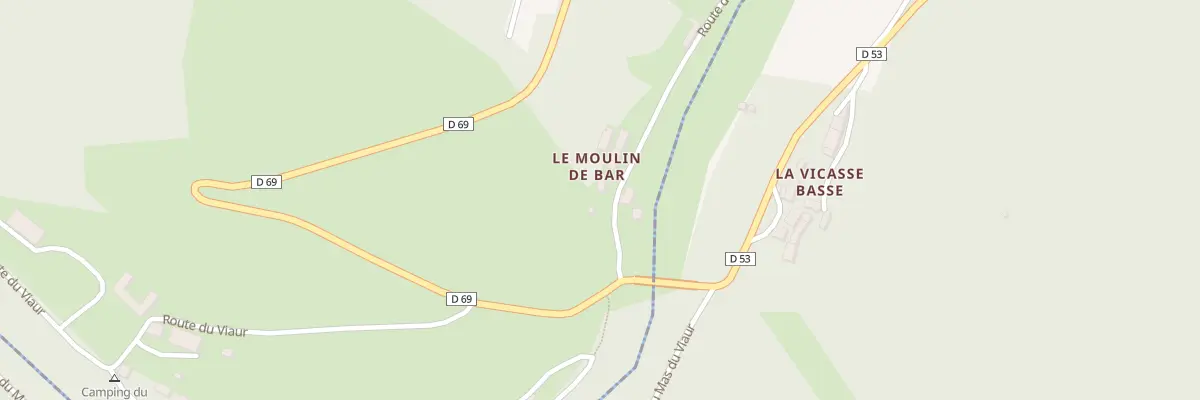 Plan du 5031 Le Moulin de Bar à Bor-et-Bar