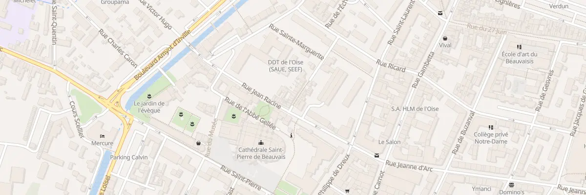 Plan du 9 Rue Nicolas Pastour à Beauvais