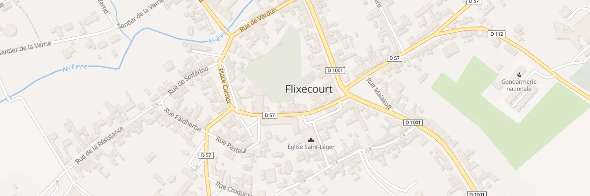 Plan du 12 Rue du Gal Leclerc à Flixecourt