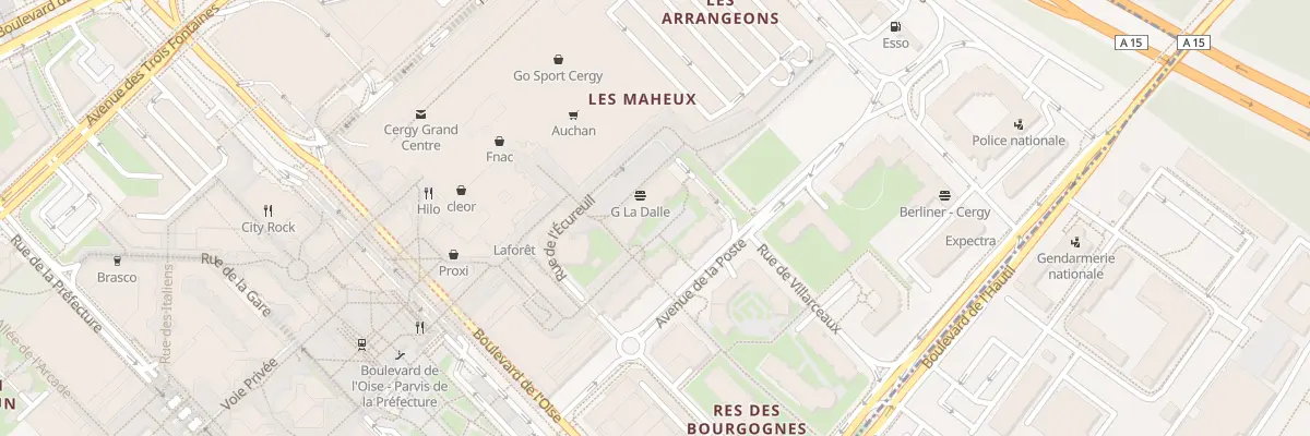 Plan du 5 Sq du Diapason à Cergy