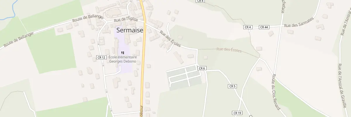 Plan du 7 Imp des Anciennes Ecoles à Sermaise