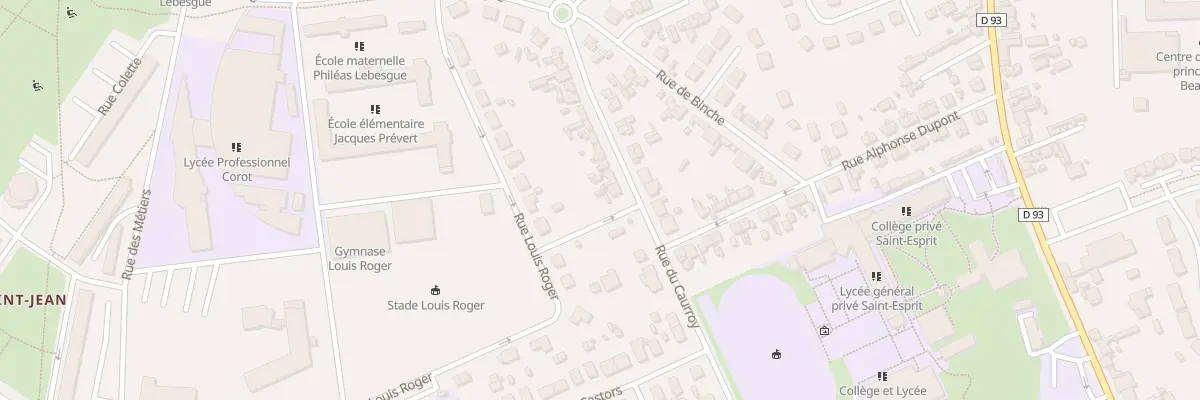 Plan du 26 Rue du Caurroy à Beauvais