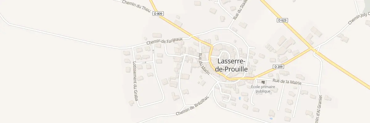 Plan du 57A Le Village à Lasserre-de-Prouille