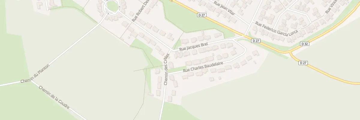 Plan du 50 Rue Jacques Brel à Vierzon