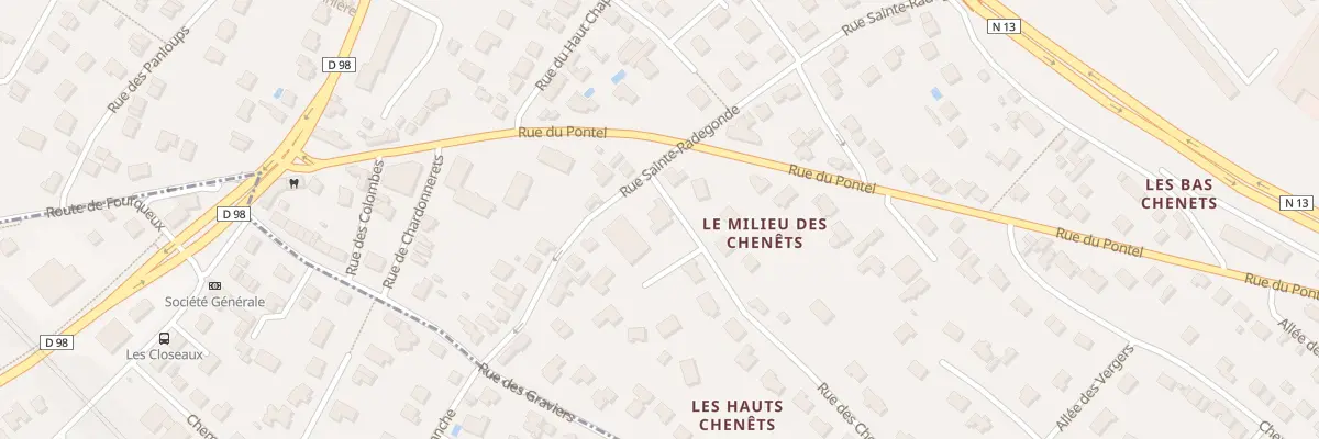 Plan du 39 Rue Ste Radegonde à Saint-Germain-en-Laye