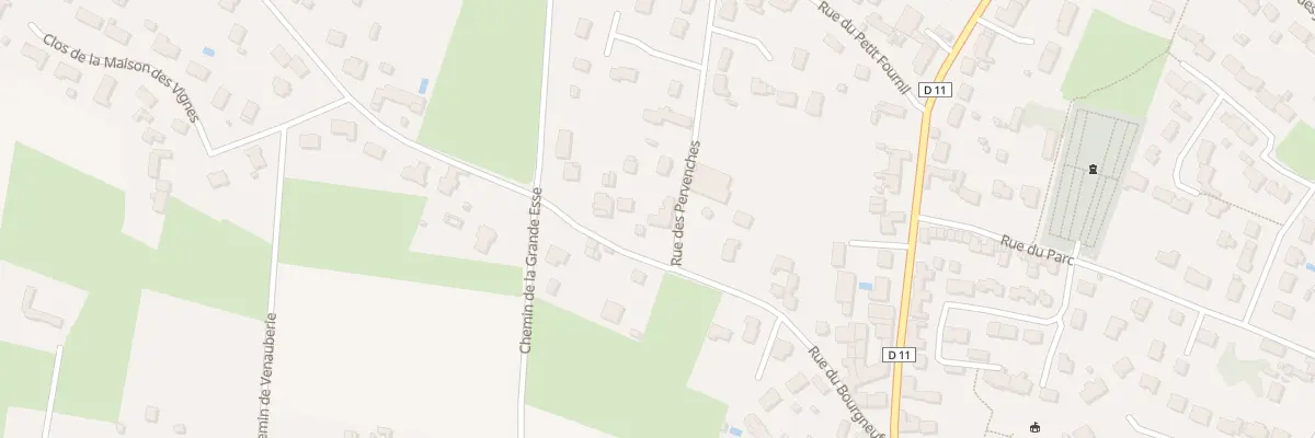 Plan du 23 Rue des Pervenches à Loury