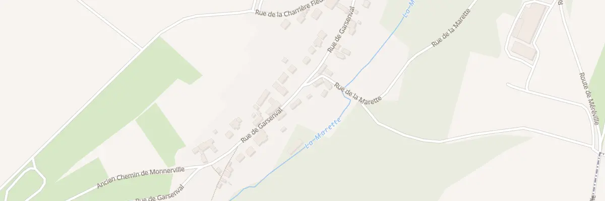 Plan du 545 Rue de Garsenval à Guillerval