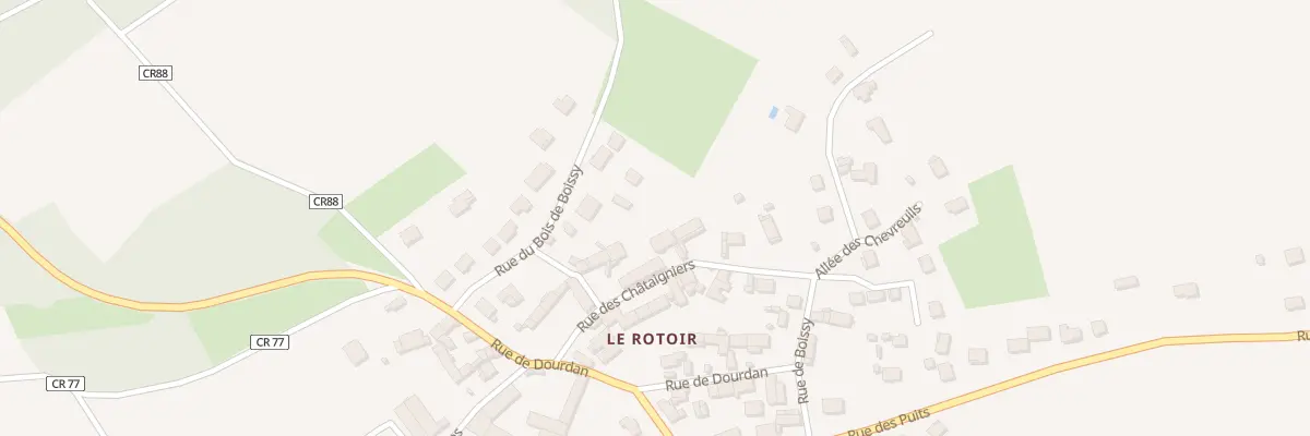 Plan du 6 Rue des Chataigners à Boissy-le-Sec