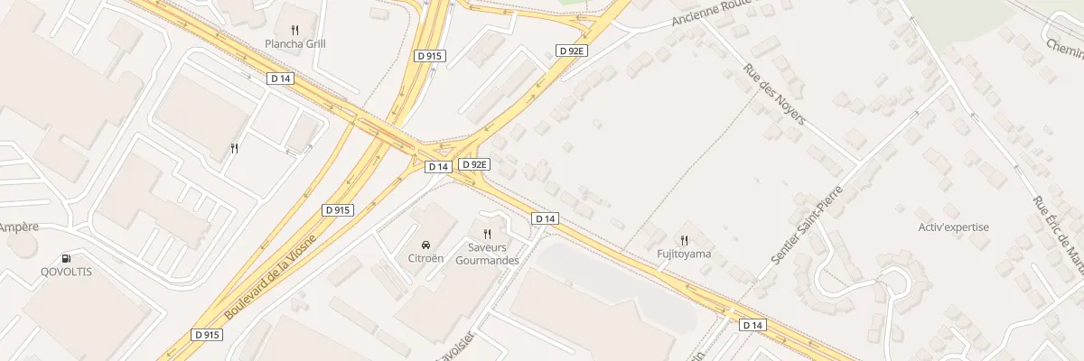 Plan du 18 Vc Jules César à Pontoise
