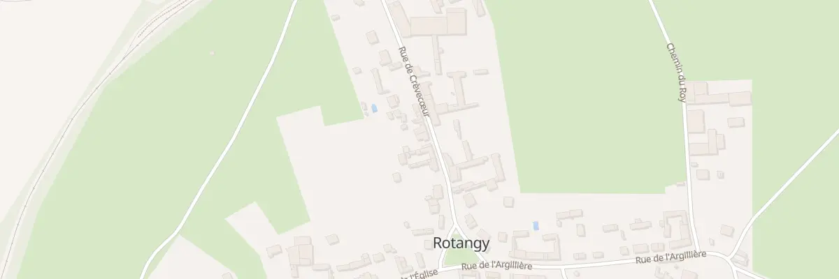 Plan du 11 Rue de Crèvecoeur à Rotangy
